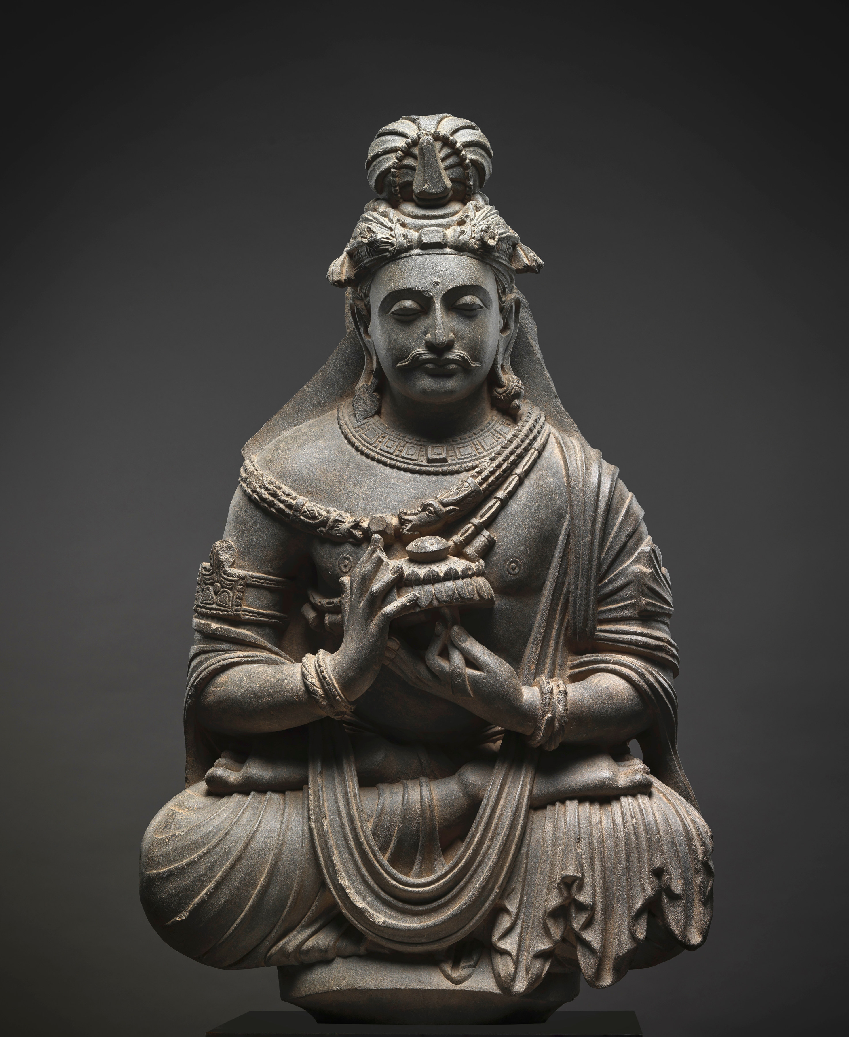 Bodhisattva Padmapani - Pakistan, ancient region of Gandhara - Artworks-Items - Carlton Rochell