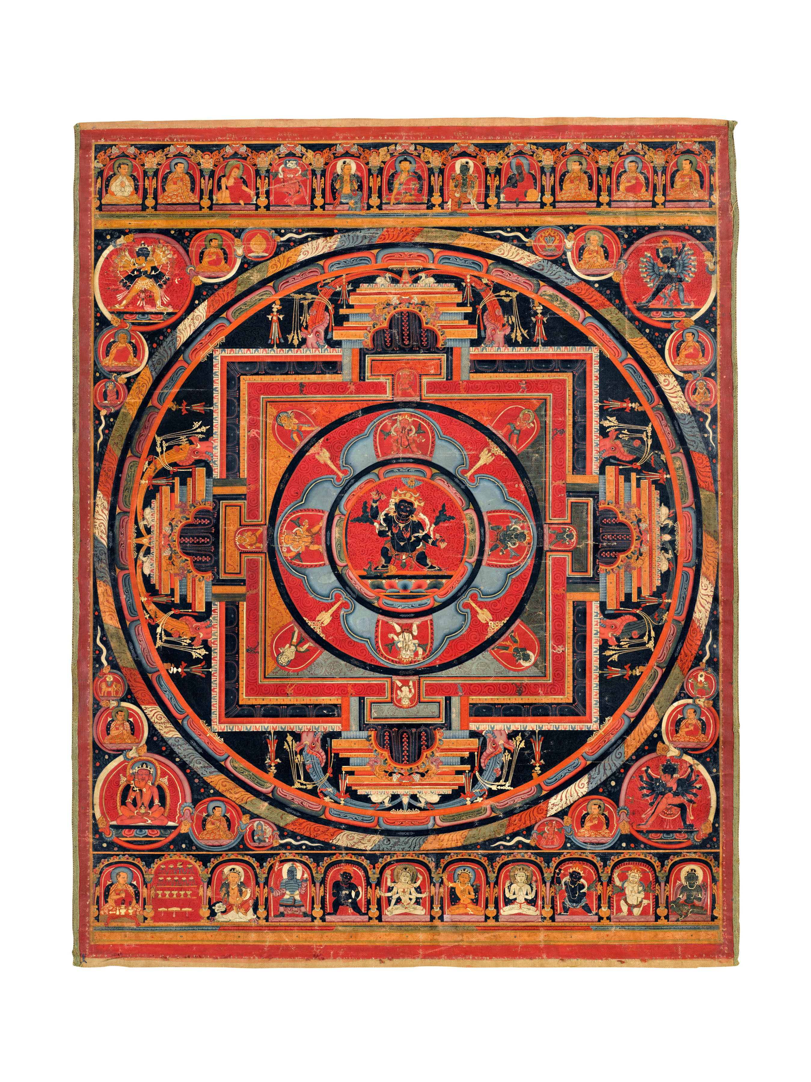 Tibetan mandala of Vajrapani (large)
