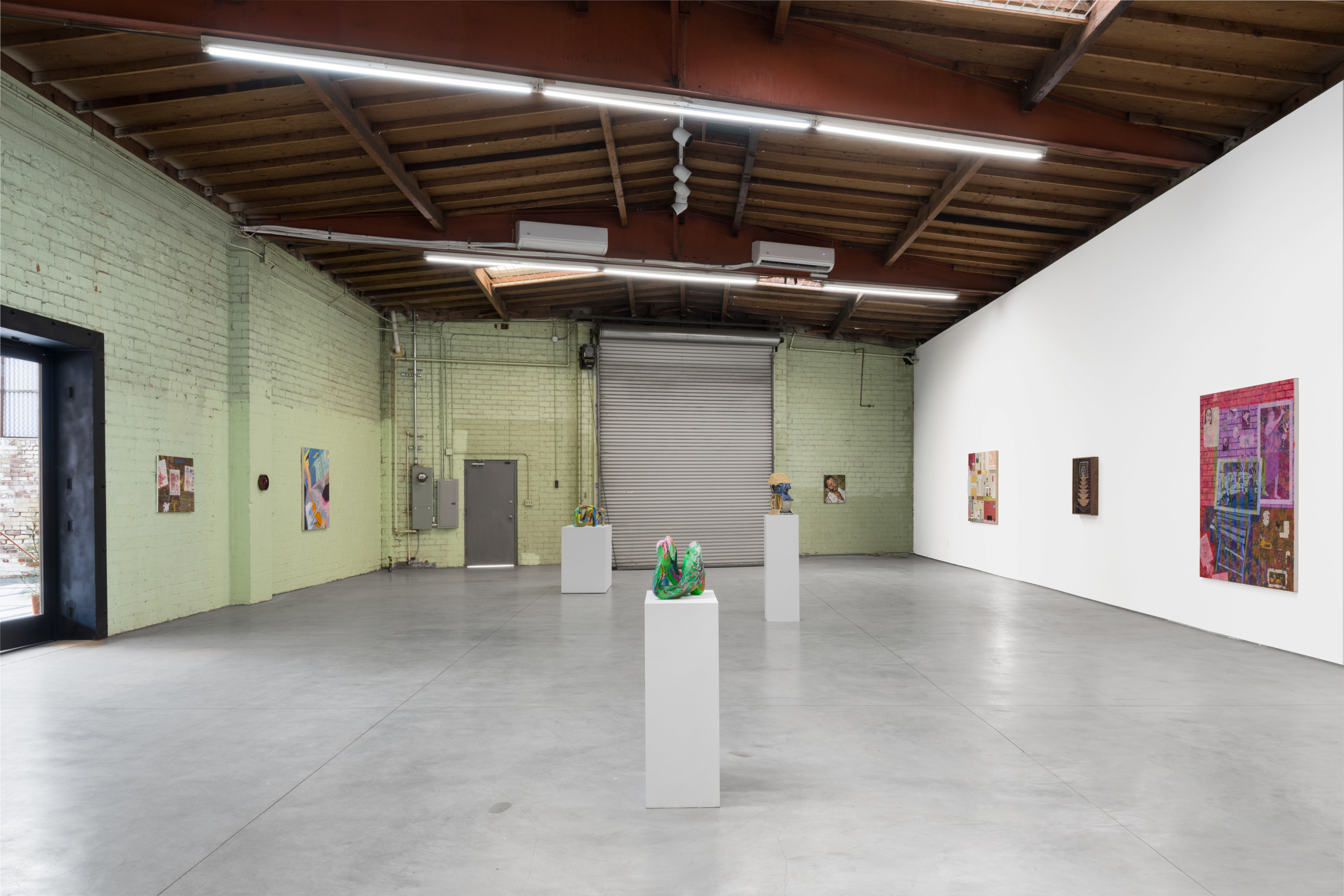 Installation view of “In and Out” at Sidecar Gallery