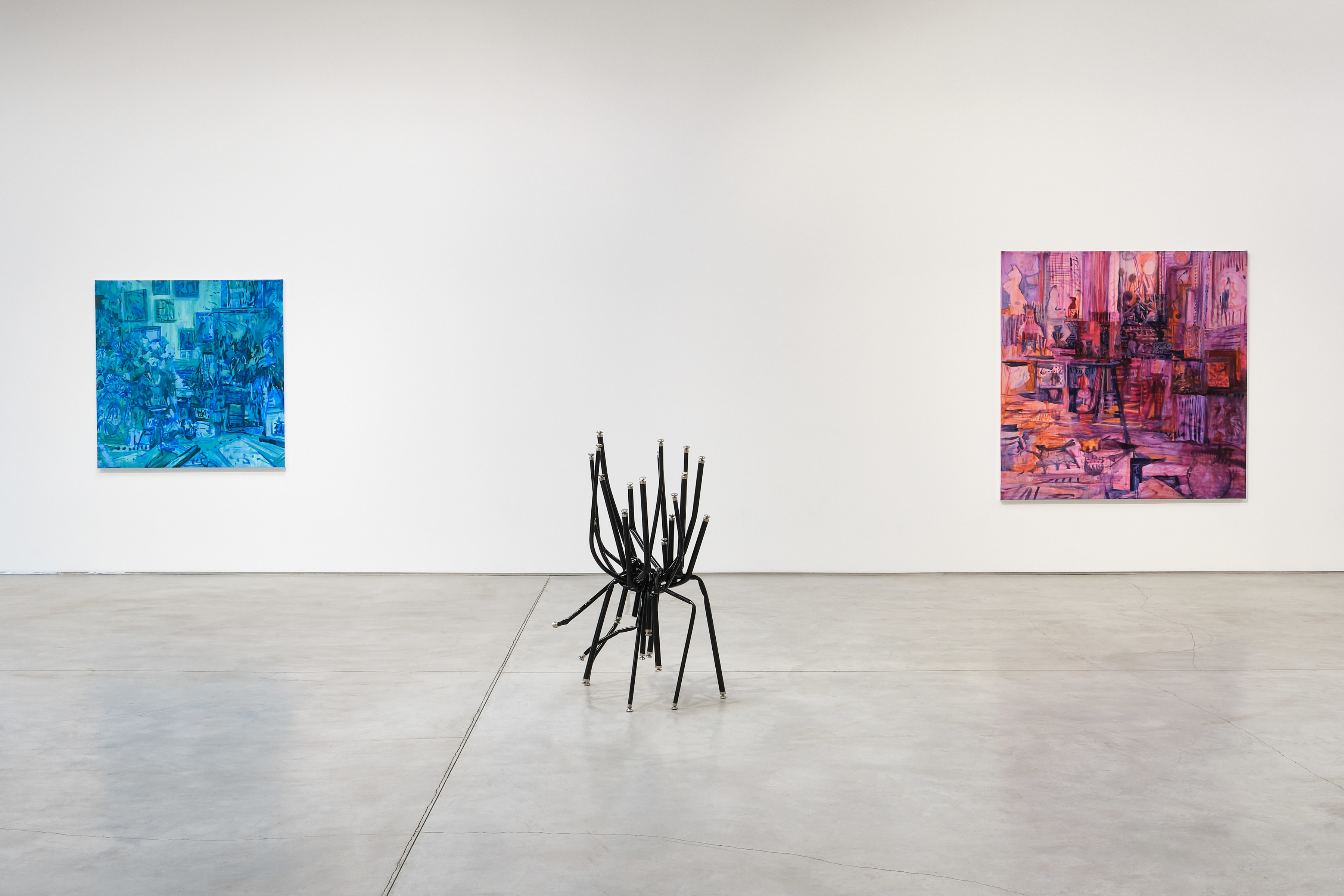 Installation view of "Drawing Room"