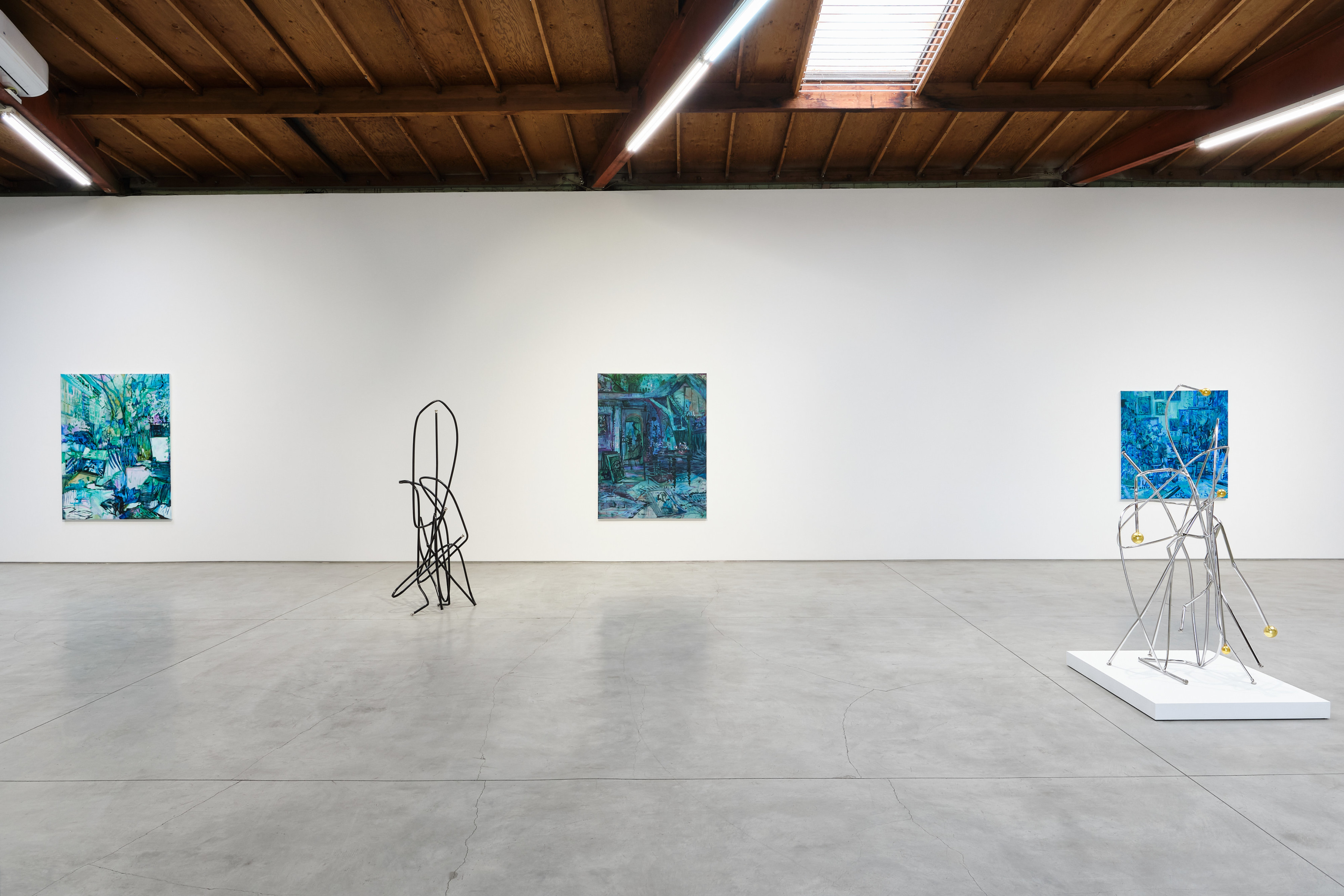 Installation view of "Drawing Room"