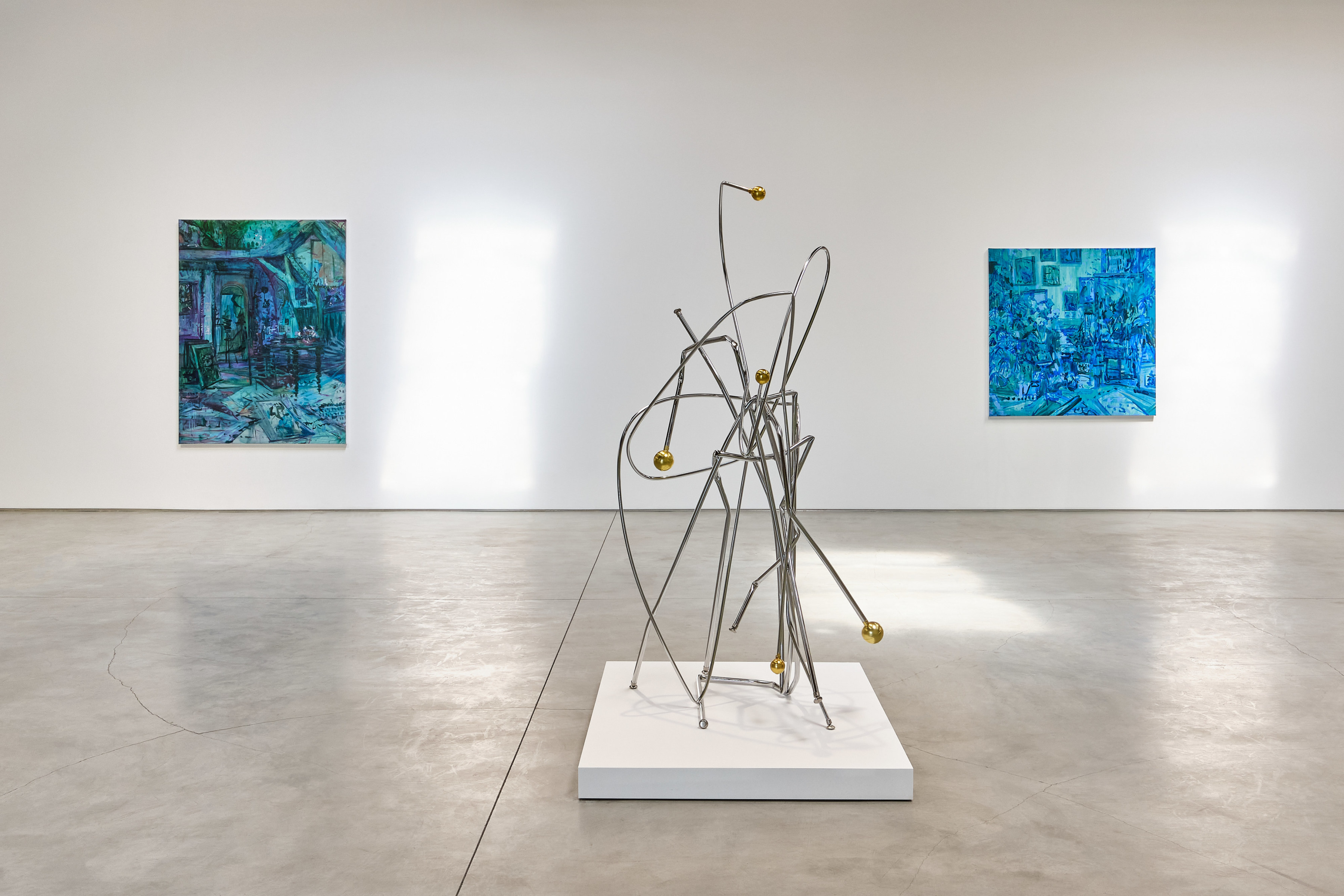 Installation view of "Drawing Room"