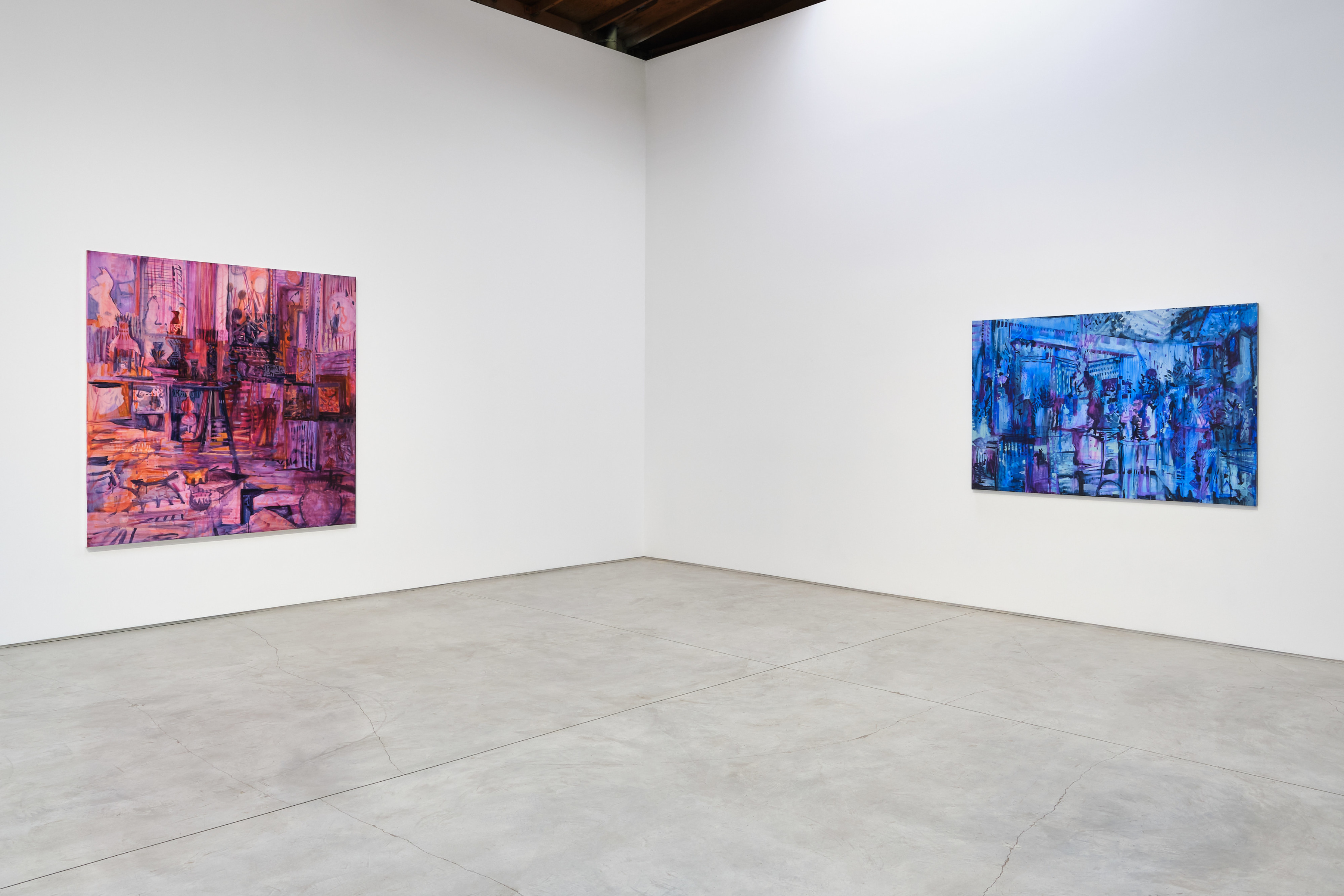 Installation view of "Drawing Room"