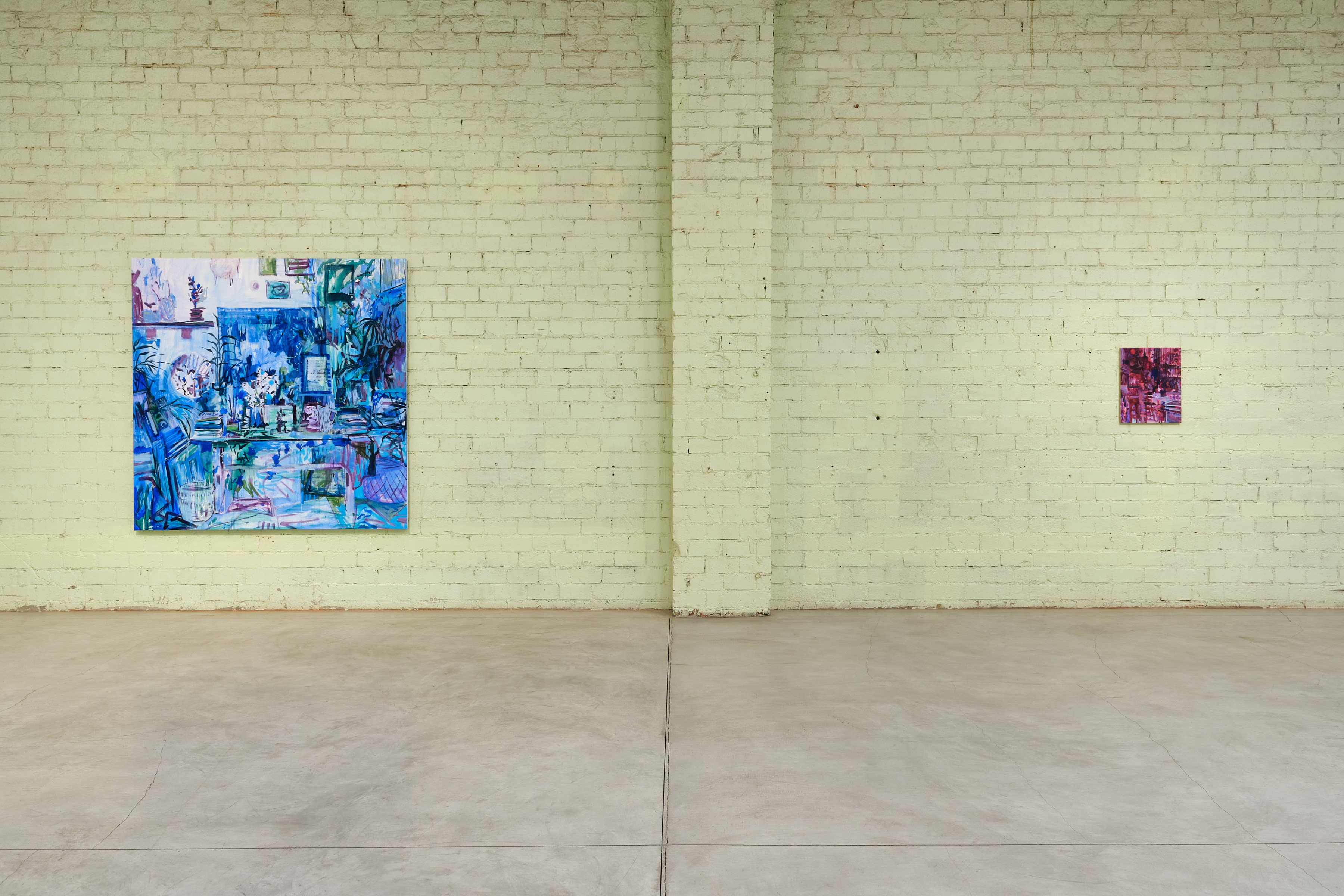 Installation view of "Drawing Room"
