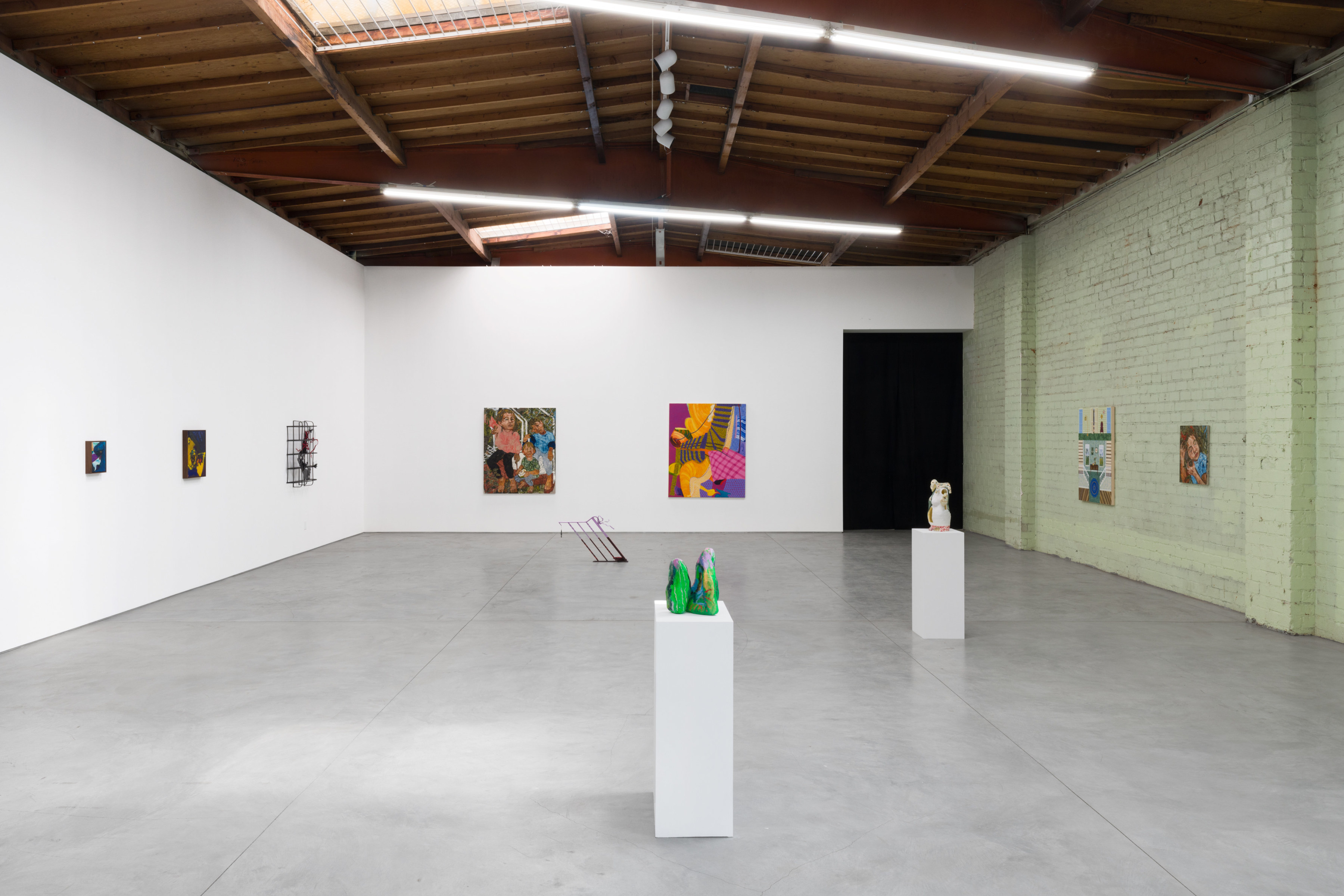 Installation view of “In and Out” at Sidecar Gallery