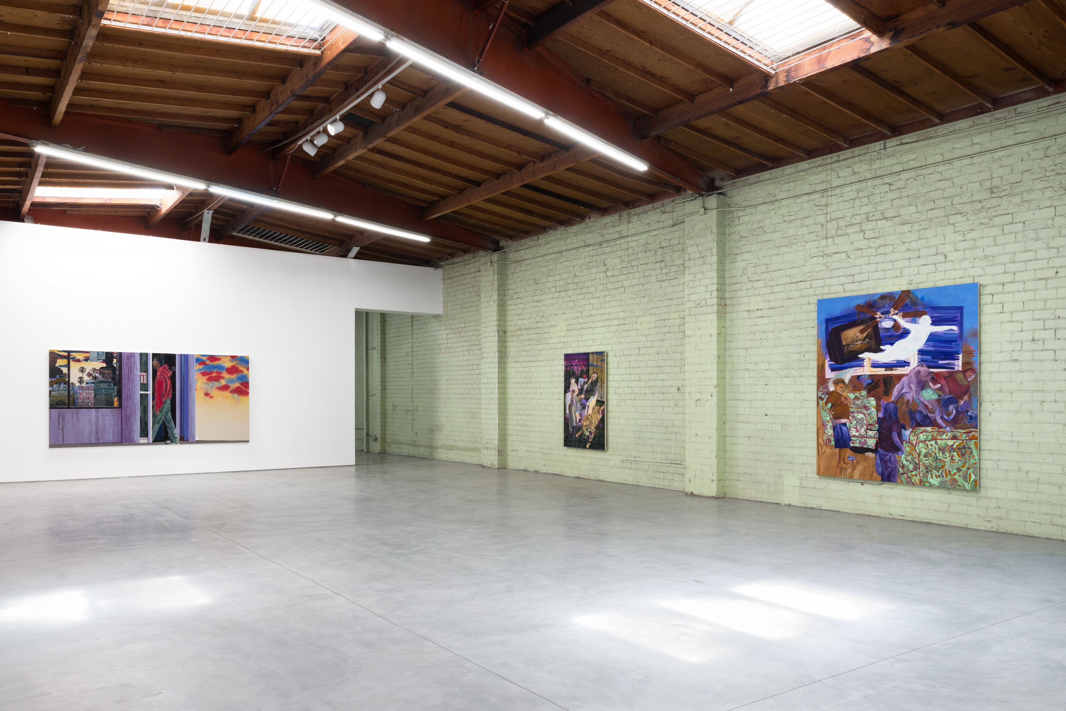 Installation view of "What Will You Give?" by Veronica Fernandez and Tidawhitney Lek at Sidecar Gallery.