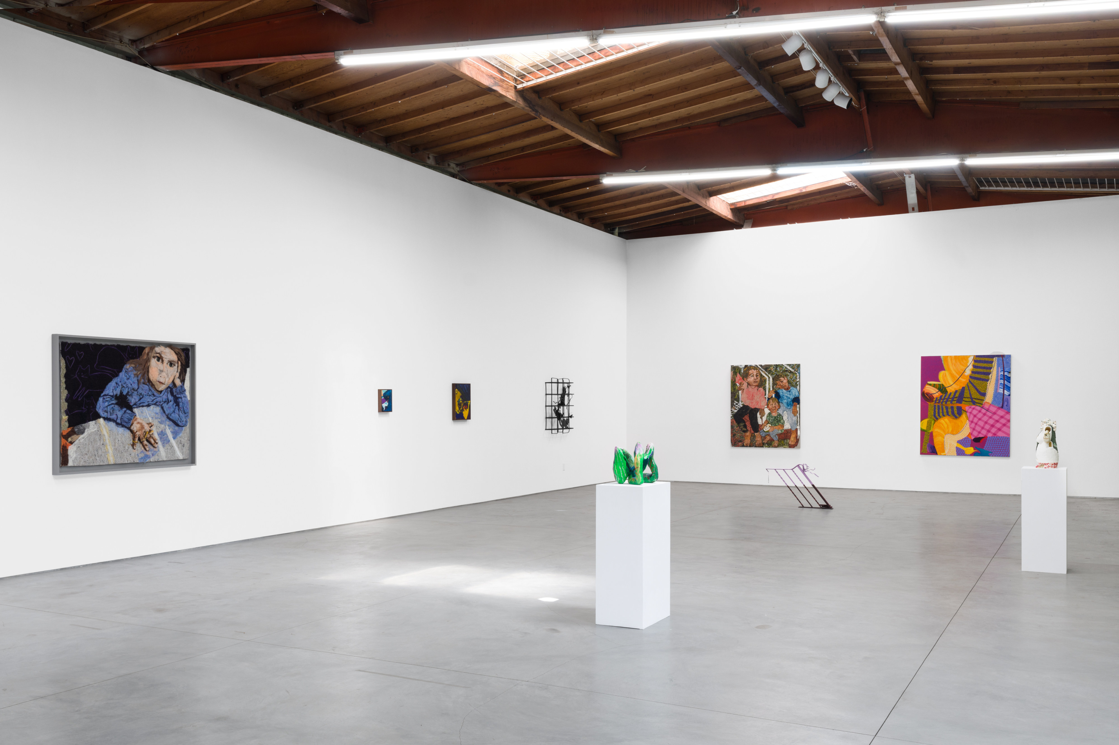 Installation view of “In and Out” at Sidecar Gallery