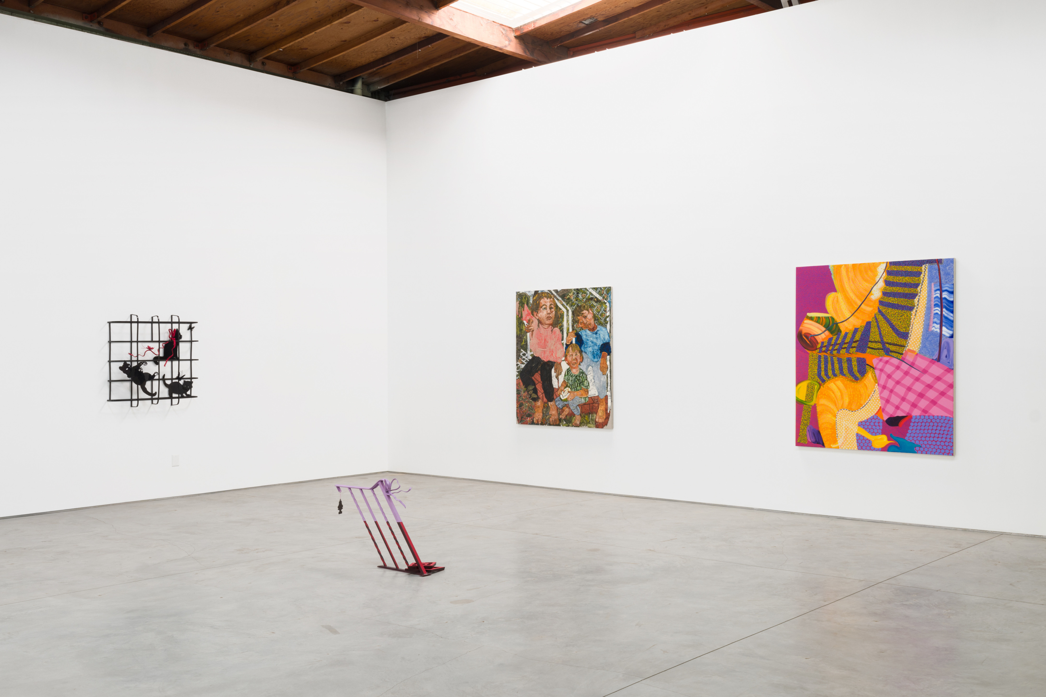 Installation view of “In and Out” at Sidecar Gallery