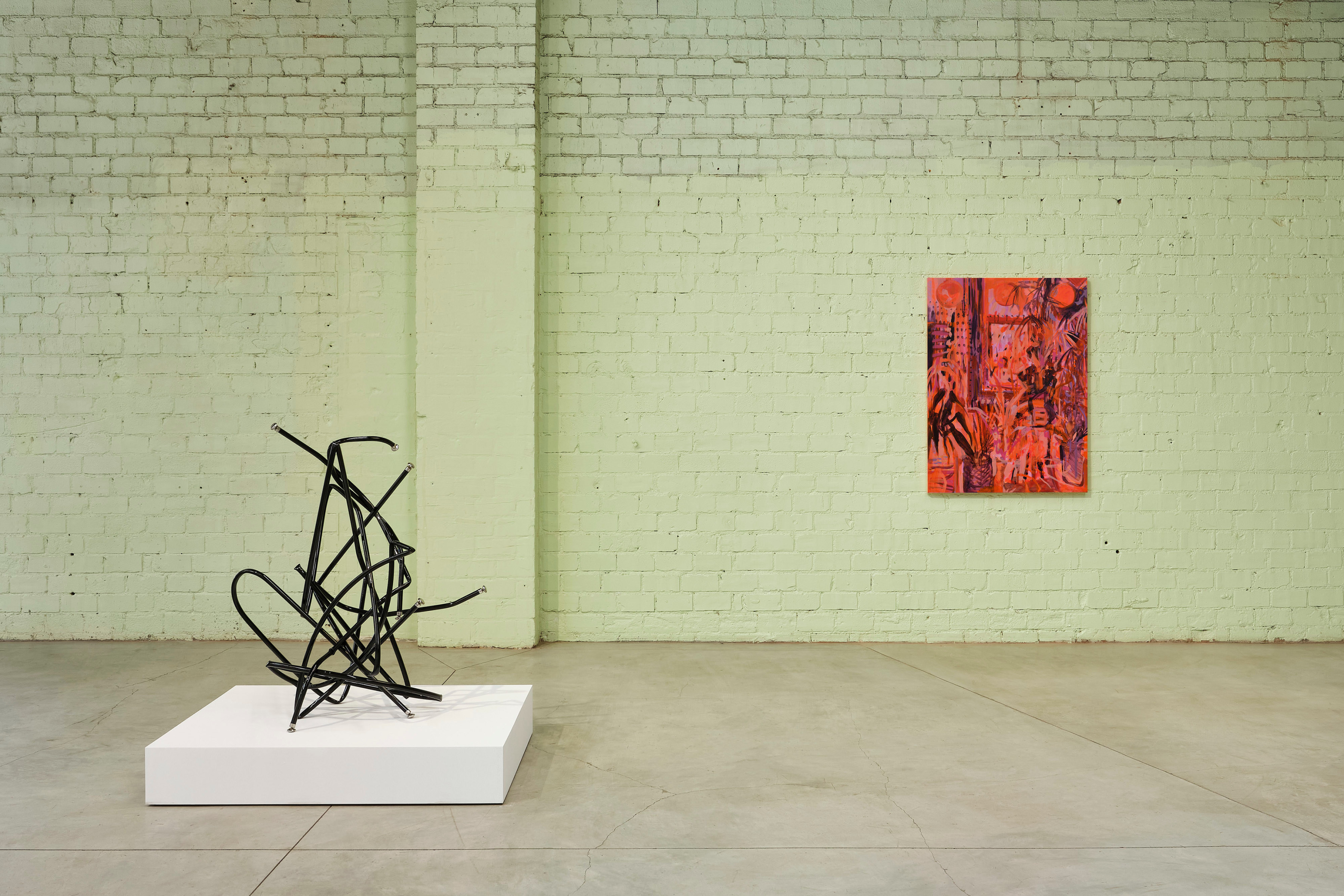 Installation view of "Drawing Room"