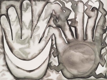 hands representing the sun and moon