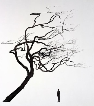ROXY PAINE Drawing for Yield, 2008