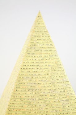Detail of SIMON EVANS's Monument for Sun Related Events, 2008