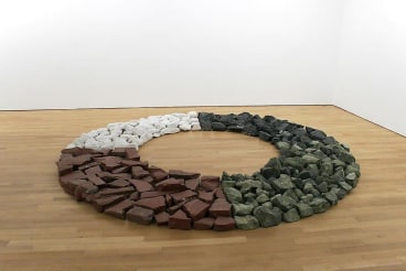Image of RICHARD LONG's Vermont Georgia South Carolina Wyoming Circle,1987