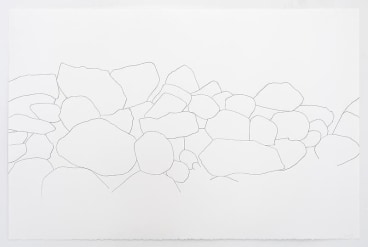 Image of SPENCER FINCH's Stone Wall, CT, 2013
