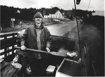 BILL OWENS I&#039;m one of the first freak fishermen on the West Coast. It&#039;s a life-style rather than a living. I want to conserve natural energy by doing more with less, so I sell the crabs I catch directly to people., ca.1977 (printed 2008)