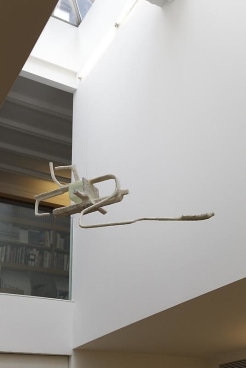 abstract sculpture hanging from the ceiling
