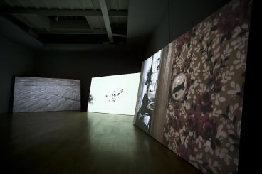 installation view of hiraki sawa's O, 2011
