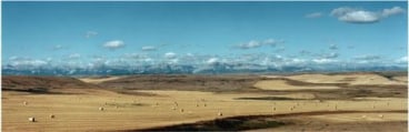 At the Horizon: The Rocky Mountains, Montana, 2000, C-print, 70 x 175 inches