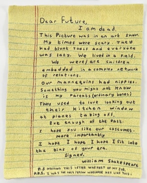 SIMON EVANS Letter To The Future, 2011