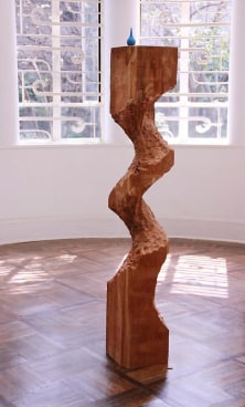 swirling column sculpture