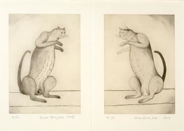 Image of Louise Bourgeois's Male and Female (set of two prints), 2005