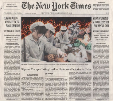 drawn-in newspaper