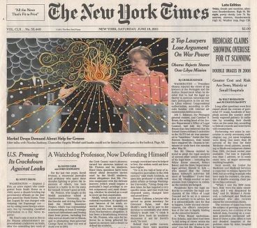 drawn-in newspaper