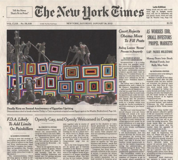 drawn-in newspaper