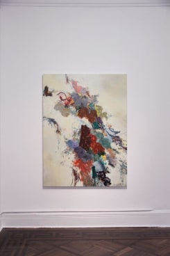 installation view of one painting