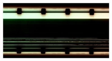 Image of MAURICIO ANCALMO's Monolithoscope (Deconstructive Mechanical Biometric Soundscape Striation Series) #3, 2009