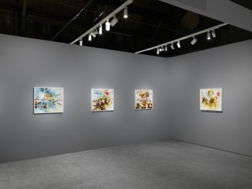 Installation view, Matthew Ritchie at The Art Show, presented by the Art Dealers Association of America, February 28&nbsp;- March 3, 2019.