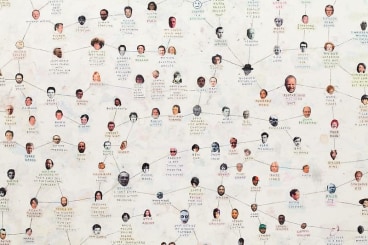 Detail of SIMON EVANS's Everyone, 2011