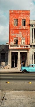 The Orange Building, Havana, 1998, C-print, 96 x 37 1/2  inches
