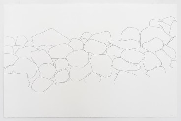 Image of SPENCER FINCH's Stone Wall, CT, 2013