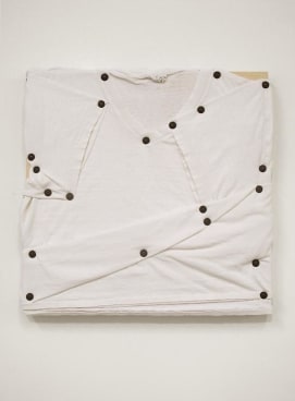 TOM BURR his personal effects (white v-neck, two) 