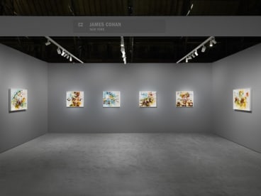 Installation view, Matthew Ritchie at The Art Show, presented by the Art Dealers Association of America, February 28&nbsp;- March 3, 2019.