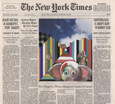 drawn-in newspaper