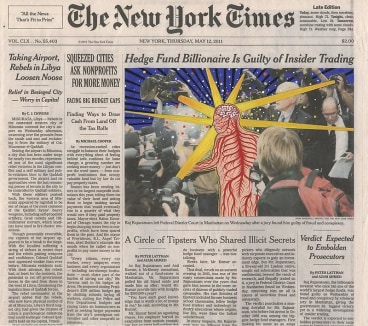 drawn-in newspaper