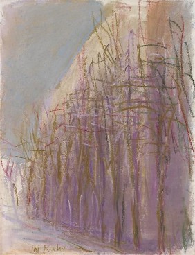 &quot;Street Trees,&quot; 2004, Pastel on paper, 12 x 9 inches, 30.5 x 22.9 cm, A/Y#11974