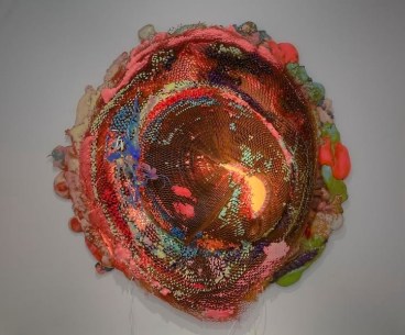 &quot;The Path to the Center Was Clearly Marked,&quot; 2012, Honeycomb cardboard, pigmented expanded form, melted plastics, fluorescent and incandescent light, 90 x 88 x 19 inches, A/Y#20620
