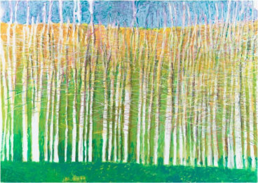 Large Tree Parade, 2013, Oil on canvas, 64 x 90 inches, 162.6 x 228.6 cm, A/Y#20995