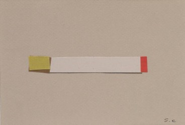 &quot;Madison (Smoke),&quot; 2009, NYT newsprint collage, 5 x 7 inches, 12.7 x 17.8 cm, A/Y#20147