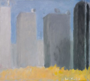 &quot;Small Gramercy Park Painting,&quot; 2008, Oil on canvas, 18 x 20 inches, 45.7 x 50.8 cm, A/Y#20200