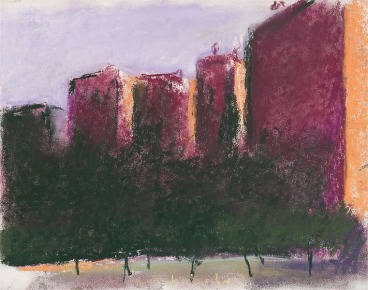 &quot;From Riverside Drive Park,&quot; 2008, Pastel on paper, 11 x 14 inches, 27.9 x 35.6 cm, A/Y#20208