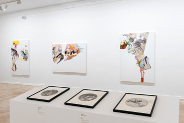 Installation view:&nbsp;parsen und module, 2018, Mus&eacute;e d&#039;Art Moderne de la Ville de Paris.