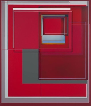 &quot;Red Emperor,&quot; 2011, Acrylic on canvas, 66 x 57 inches, 167.6 x 144.8 cm, A/Y#19904