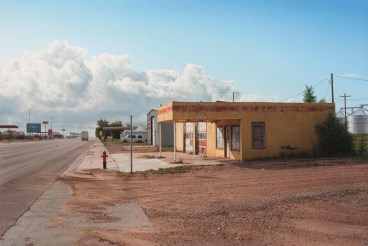 Panhandle Service Station, Texline, TX, 2012, Acrylic on canvas, 24 x 36 inches, 61 x 91.4 cm, A/Y#20235