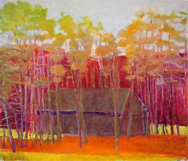 Gray Barn, 2010, Oil on canvas, 52 x 60 inches, 132.1 x 152.4 cm, A/Y#19440