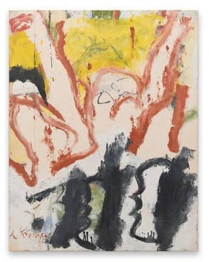Willem de Kooning, Untitled (Man in Water), 1971, Oil on paper mounted on canvas, 41 1/2 x 32 1/2 inches, 105.4 x 82.6 cm, AMY#27790