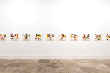 Installation view:&nbsp;parsen und module, 2018, Mus&eacute;e d&#039;Art Moderne de la Ville de Paris.